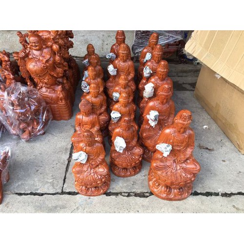 Tượng gỗ hương Quan Âm cao 40cm